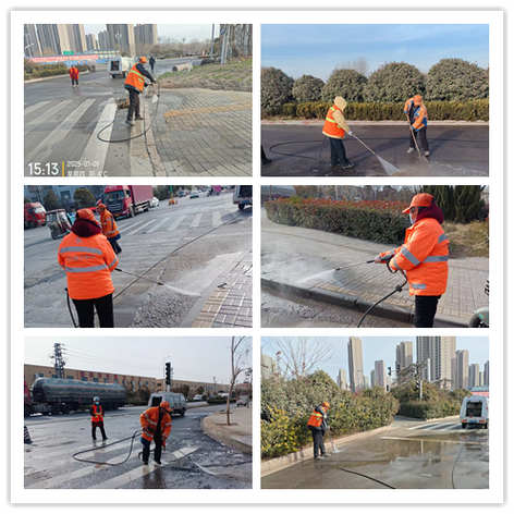 商丘項(xiàng)目道路清潔工作簡(jiǎn)報(bào)